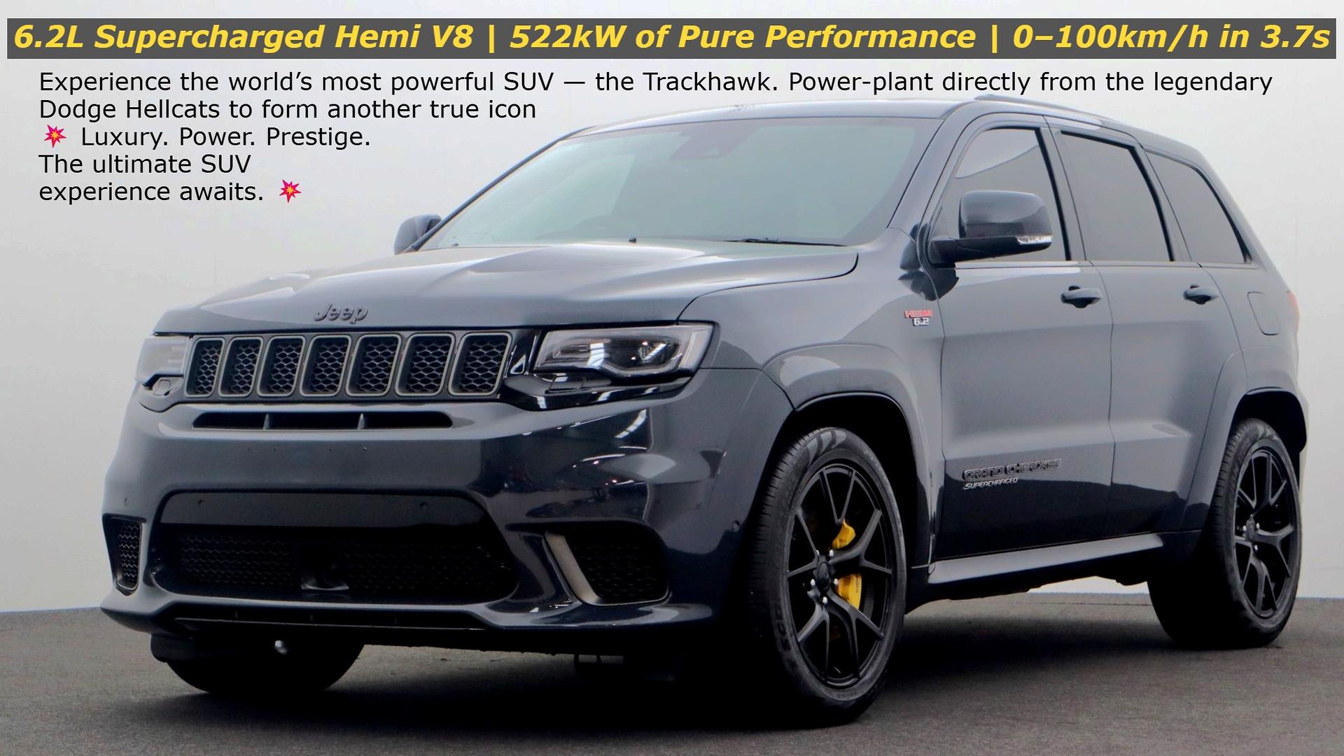 2018 Jeep Grand Cherokee Trackhawk Auto 4x4 MY18